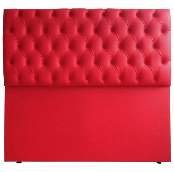 RESPALDO 1.40 CUERINA ROJO CAPITONE
