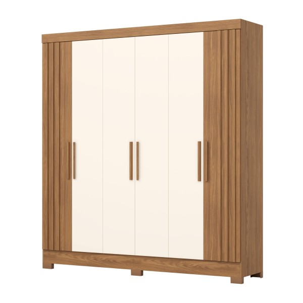 ROPERO 6 PUERTAS NATURE/OFF WHITE COD.B367